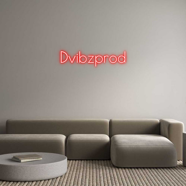 Néon personnalisé: Dvibzprod