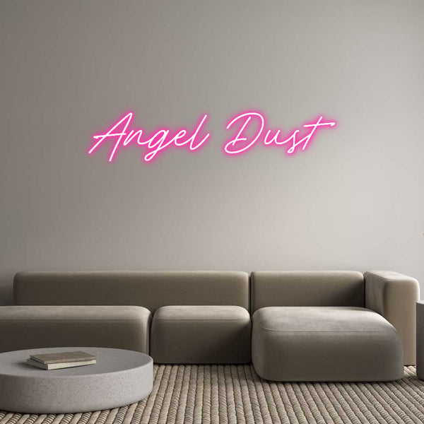 Néon personnalisé: Angel Dust