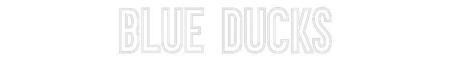 Néon personnalisé: BLUE DUCKS