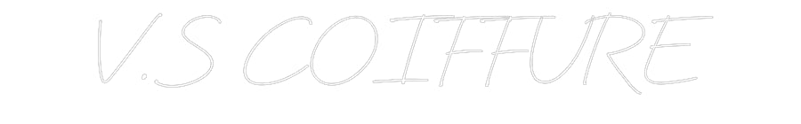 Néon personnalisé: V.S COIFFURE