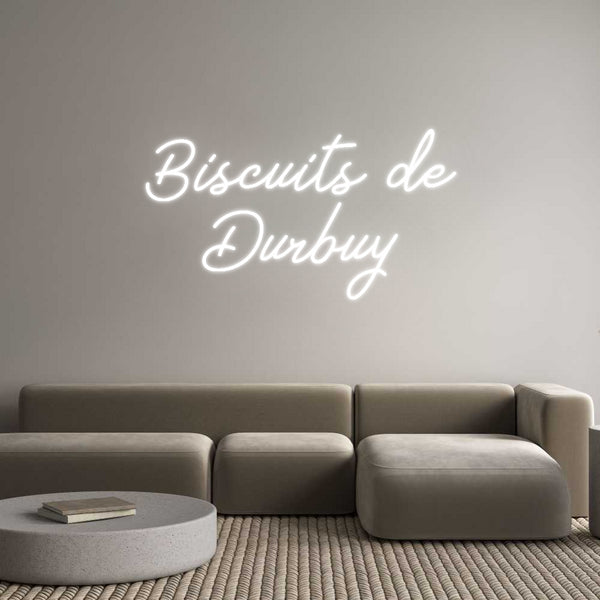 Néon personnalisé: Biscuits de
...