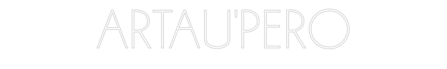 Néon personnalisé: ARTAU'PERO
