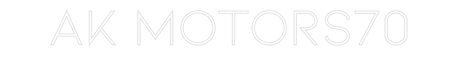 Néon personnalisé: ak motors70