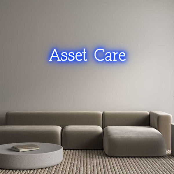 Néon personnalisé: Asset Care