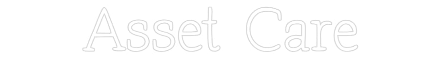 Néon personnalisé: Asset Care
