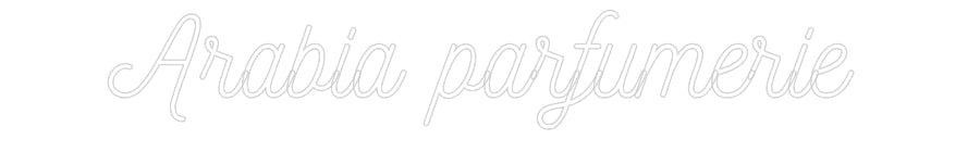 Néon personnalisé: Arabia parfum...