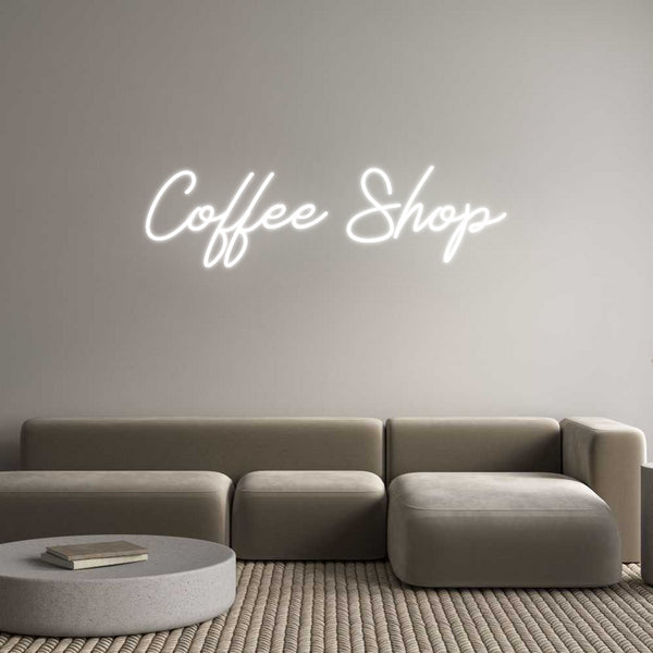 Néon personnalisé: Coffee Shop