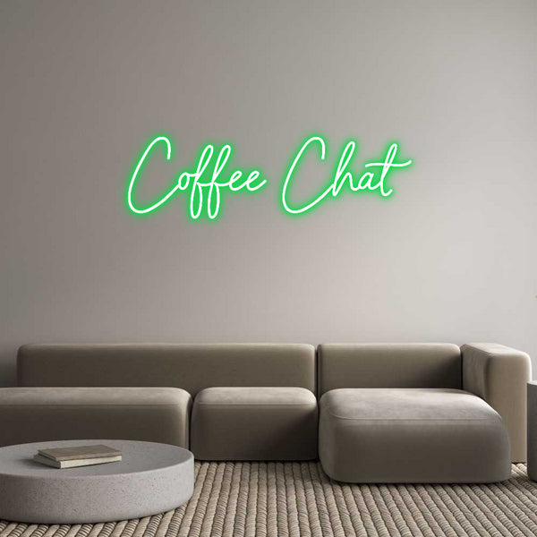 Néon personnalisé: Coffee Chat