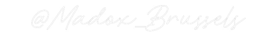 Néon personnalisé: @Madox_Brussels