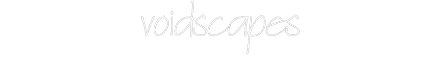 Néon personnalisé: voidscapes