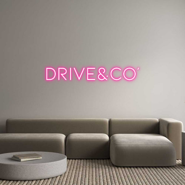 Néon personnalisé: Drive&Co’