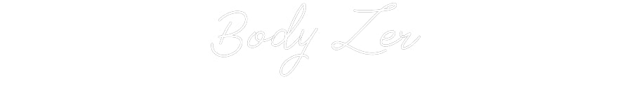 Néon personnalisé: Body Zer