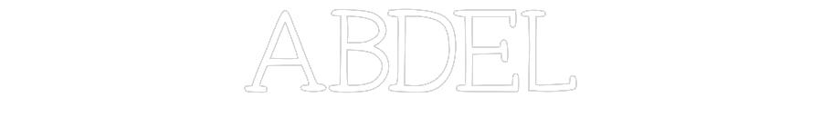 Néon personnalisé: ABDEL