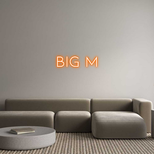 Néon personnalisé: BIG M