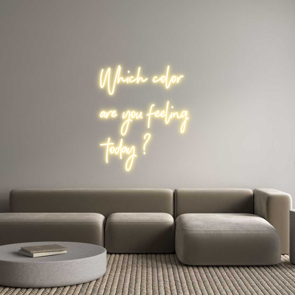 Néon personnalisé: Which color 
...