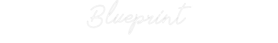 Néon personnalisé: Blueprint