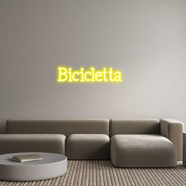 Néon personnalisé: Bicicletta