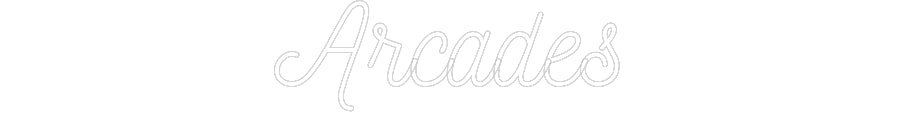 Néon personnalisé: Arcades