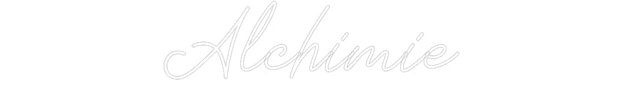 Néon personnalisé: Alchimie