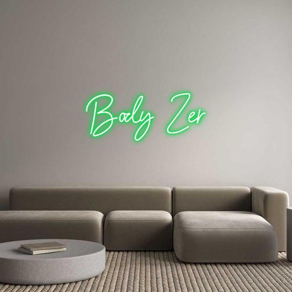 Néon personnalisé: Body Zer