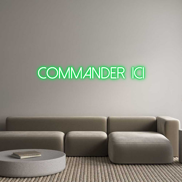 Néon personnalisé: Commander ici