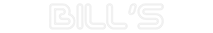 Néon personnalisé: BILL’S