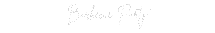 Néon personnalisé: Barbecue Party