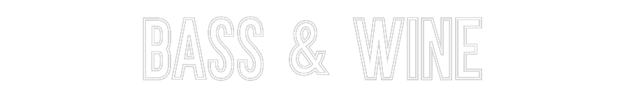 Néon personnalisé: Bass & Wine