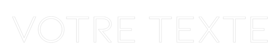 Néon personnalisé: Votre texte