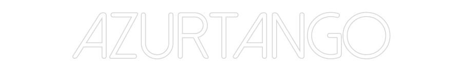 Néon personnalisé: Azurtango