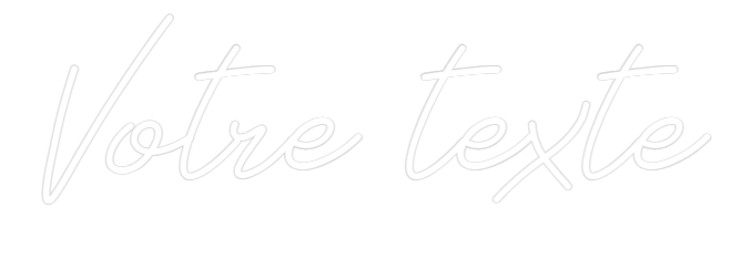 Néon personnalisé: Votre texte