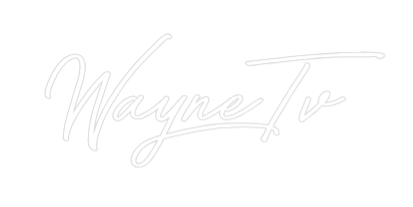 Néon personnalisé: WayneTv