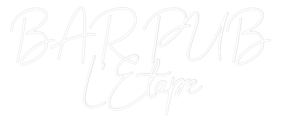 Néon personnalisé: BAR PUB 
L’E...