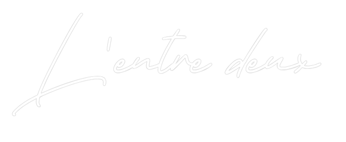 Néon personnalisé:  L'entre deux