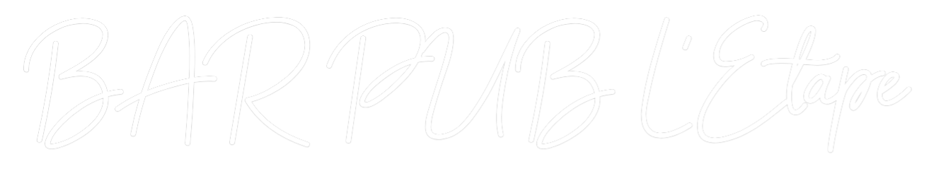 Néon personnalisé: BAR PUB L’Etape