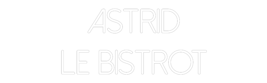 Néon personnalisé: Astrid
Le Bi...