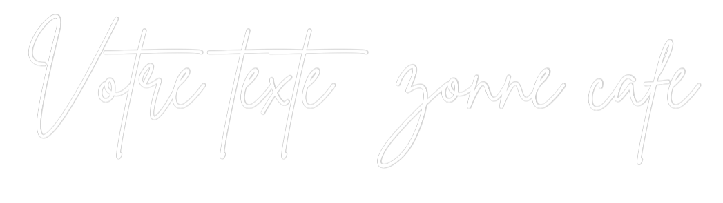 Néon personnalisé: Votre texte z...