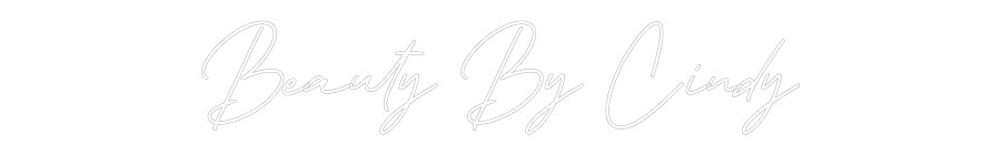 Néon personnalisé: Beauty By Cindy