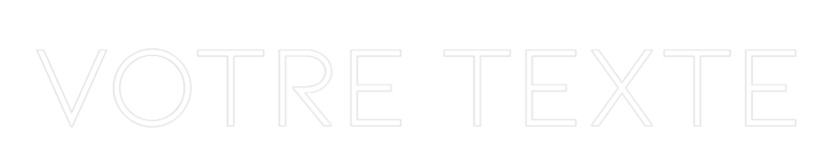 Néon personnalisé: Votre texte