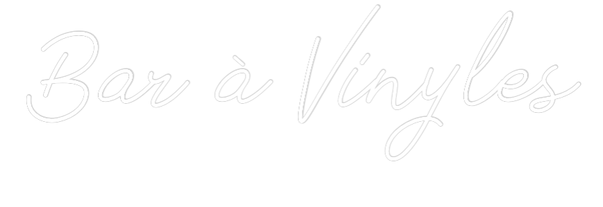 Néon personnalisé: Bar à Vinyles