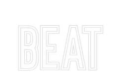 Néon personnalisé: Beat