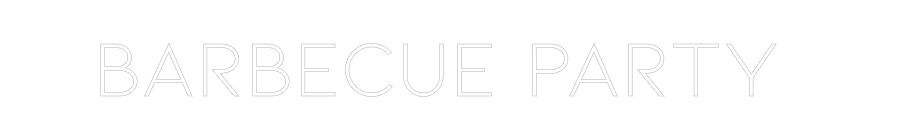 Néon personnalisé: Barbecue Party