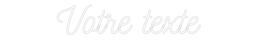 Néon personnalisé: Votre texte