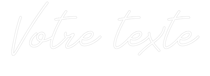 Néon personnalisé: Votre texte