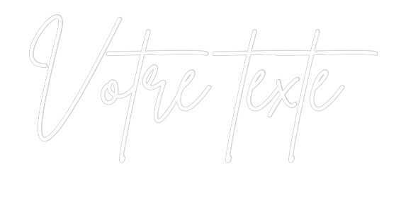 Néon personnalisé: Votre texte