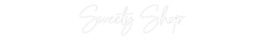 Néon personnalisé:  Sweety Shop