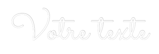 Néon personnalisé: Votre texte