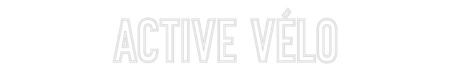 Néon personnalisé: ACTIVE VÉLO