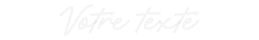 Néon personnalisé: Votre texte