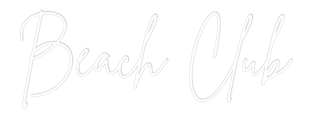 Néon personnalisé: Beach Club